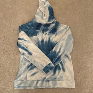 Blue Tie-Dye Hoodie